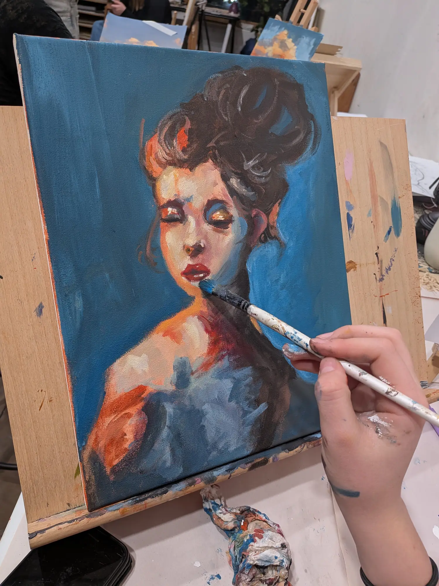 artist painting