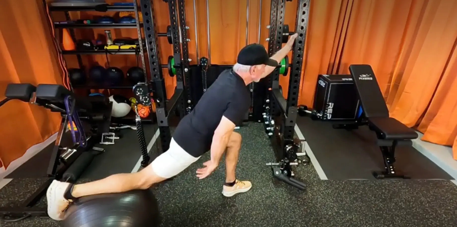 Gary working out