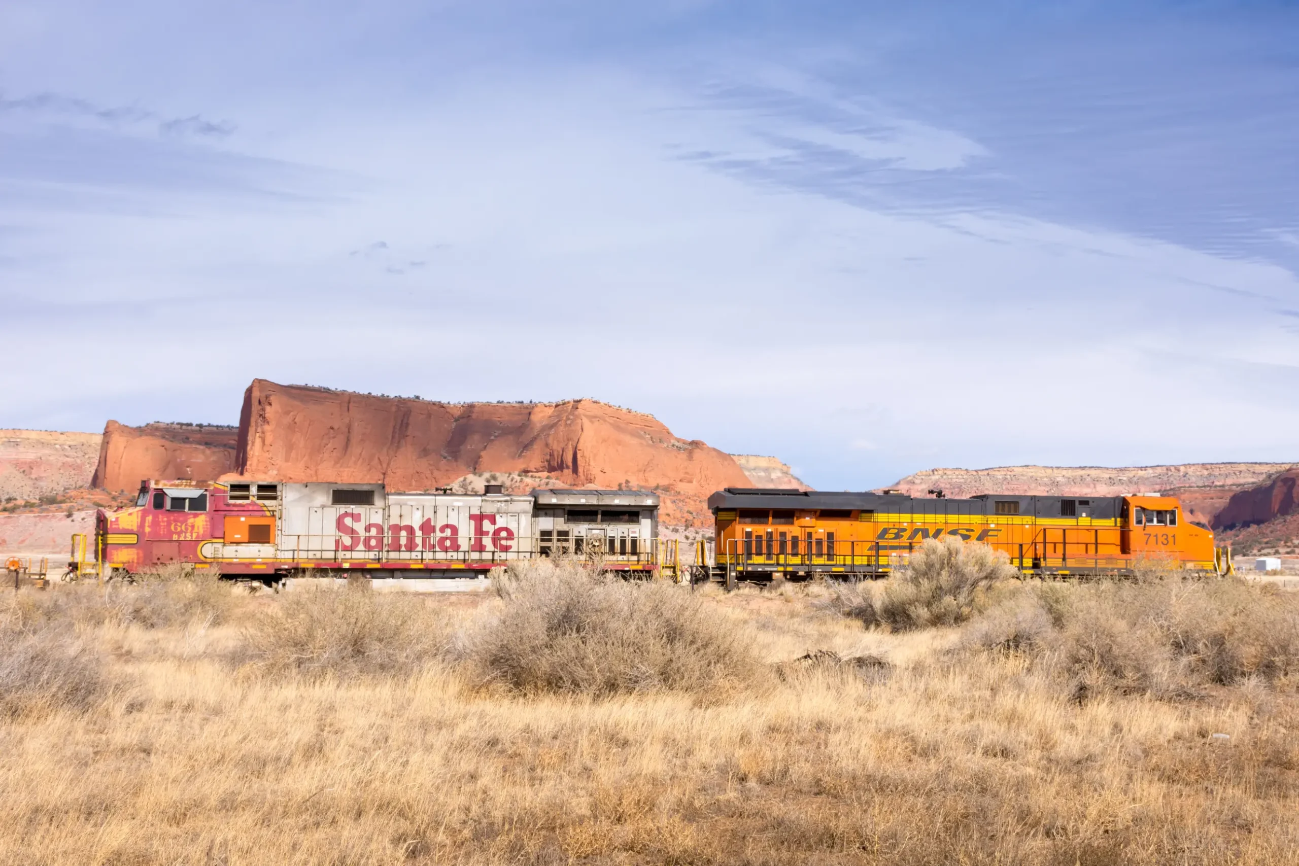 Train in New Mexico