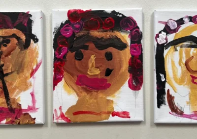 three paintings