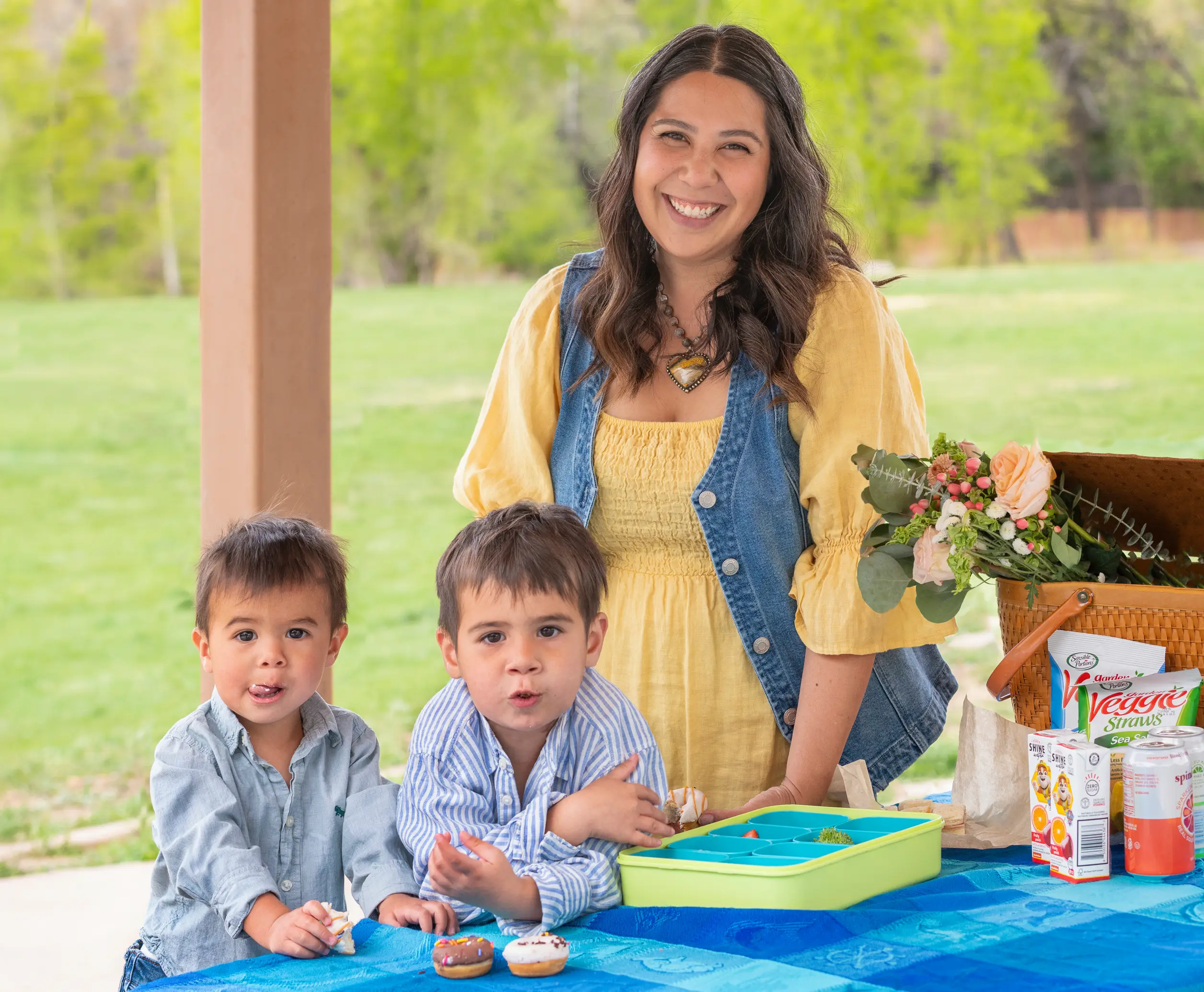 Meghan Montelibano-Gorman and her two kiddos, Charlie (4) and Max (2) Gorman.