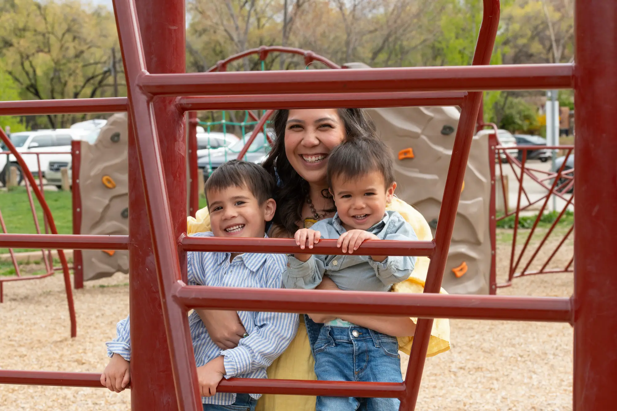 Meghan Montelibano-Gorman and her two kiddos, Charlie (4) and Max (2) Gorman.