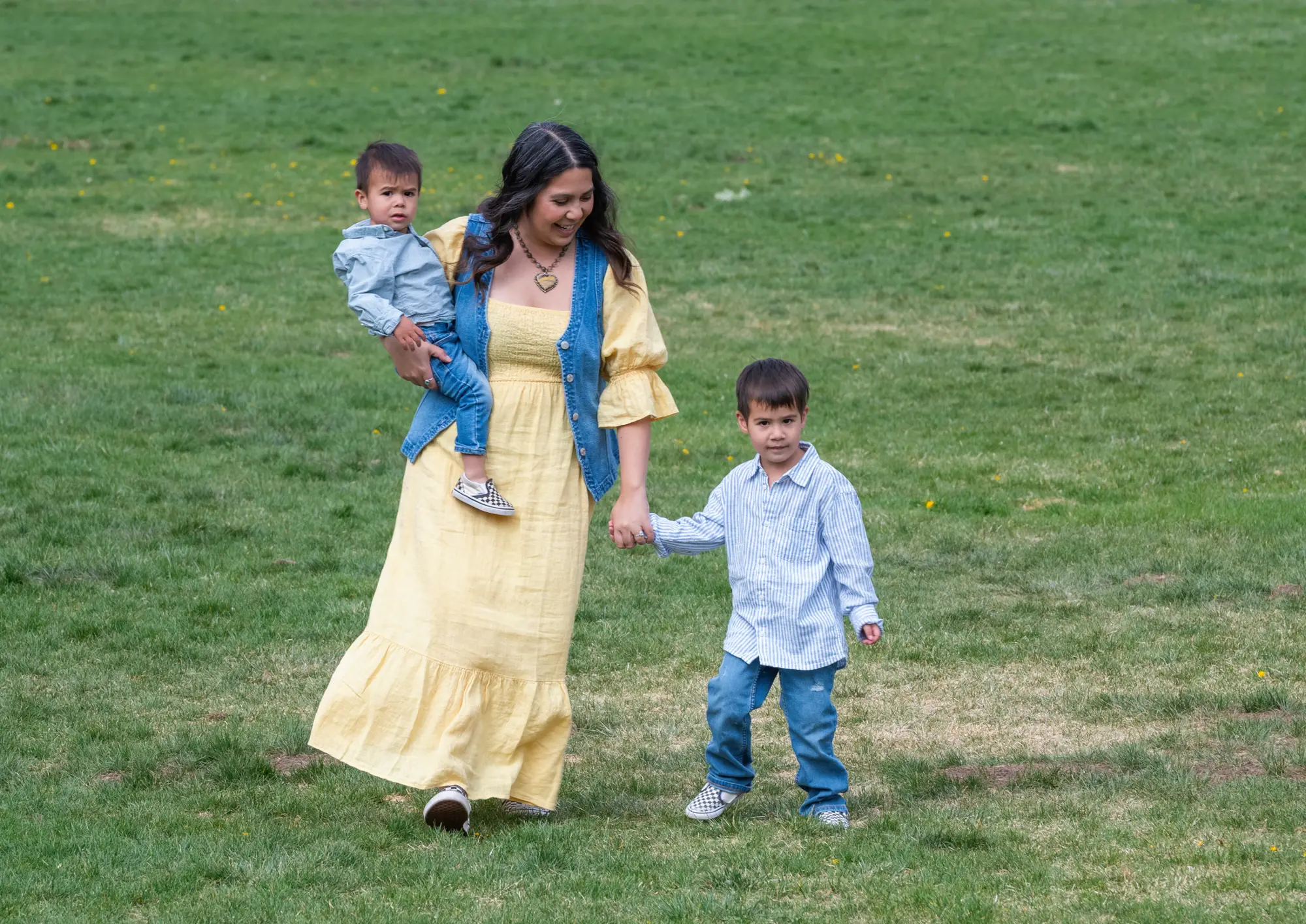 Meghan Montelibano-Gorman and her two kiddos, Charlie (4) and Max (2) Gorman.