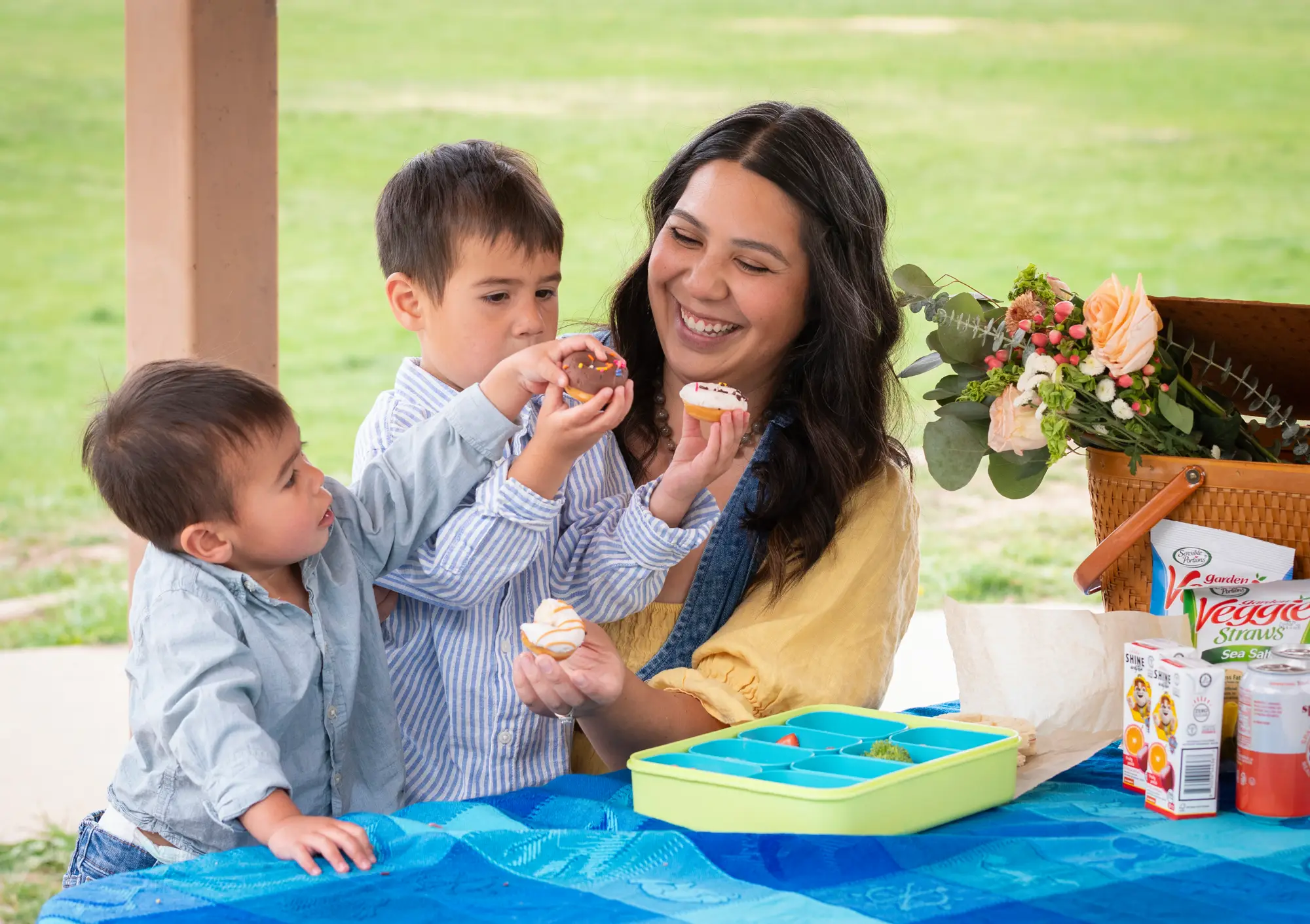 Meghan Montelibano-Gorman and her two kiddos, Charlie (4) and Max (2) Gorman.
