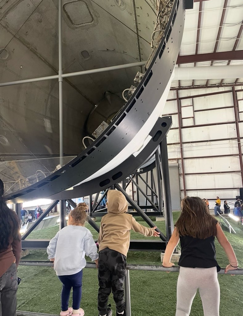 Vacation with foster cousins at NASA