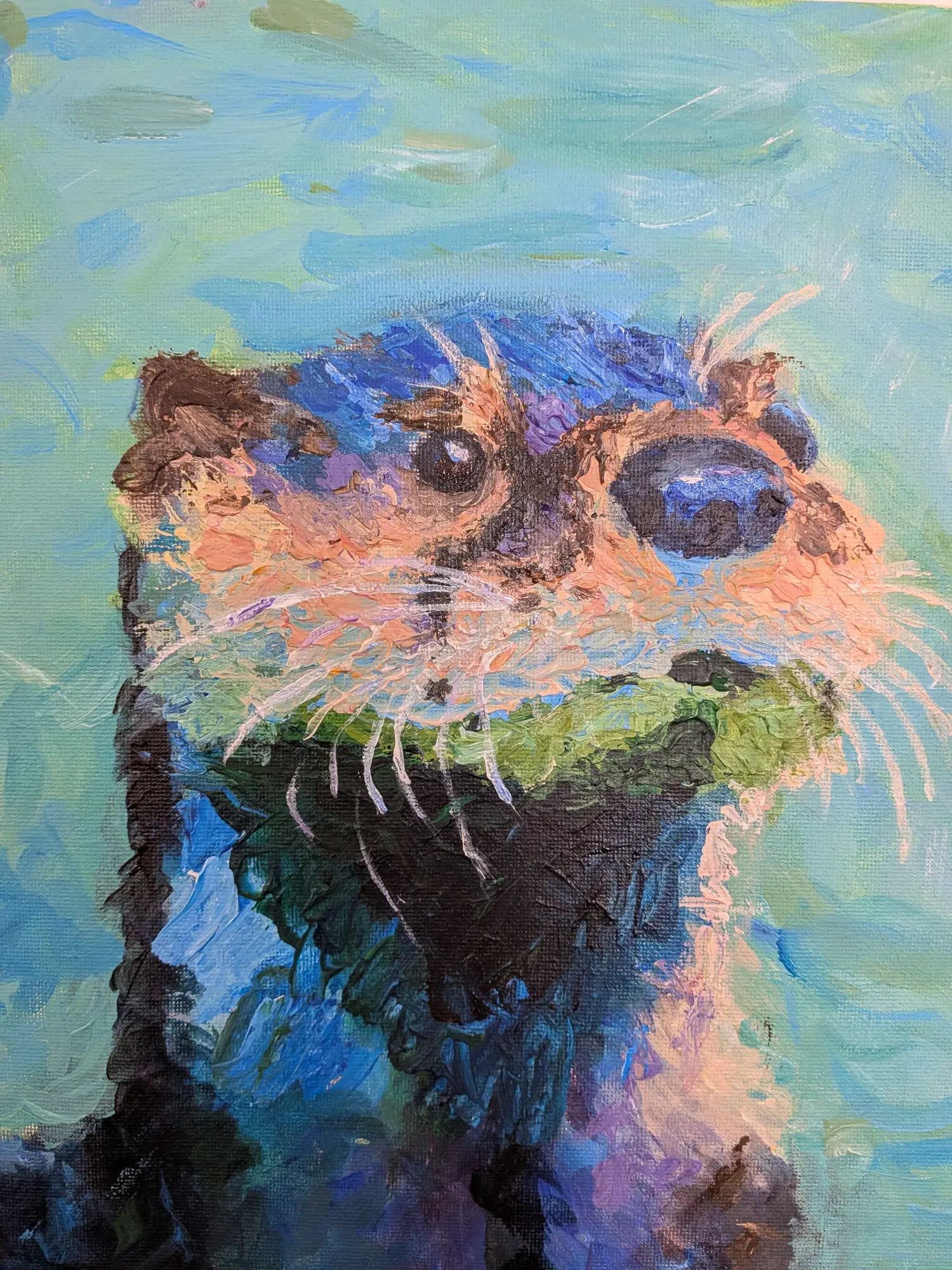 Zora's Otter Painting