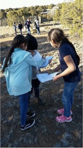 on a scavenger hunt